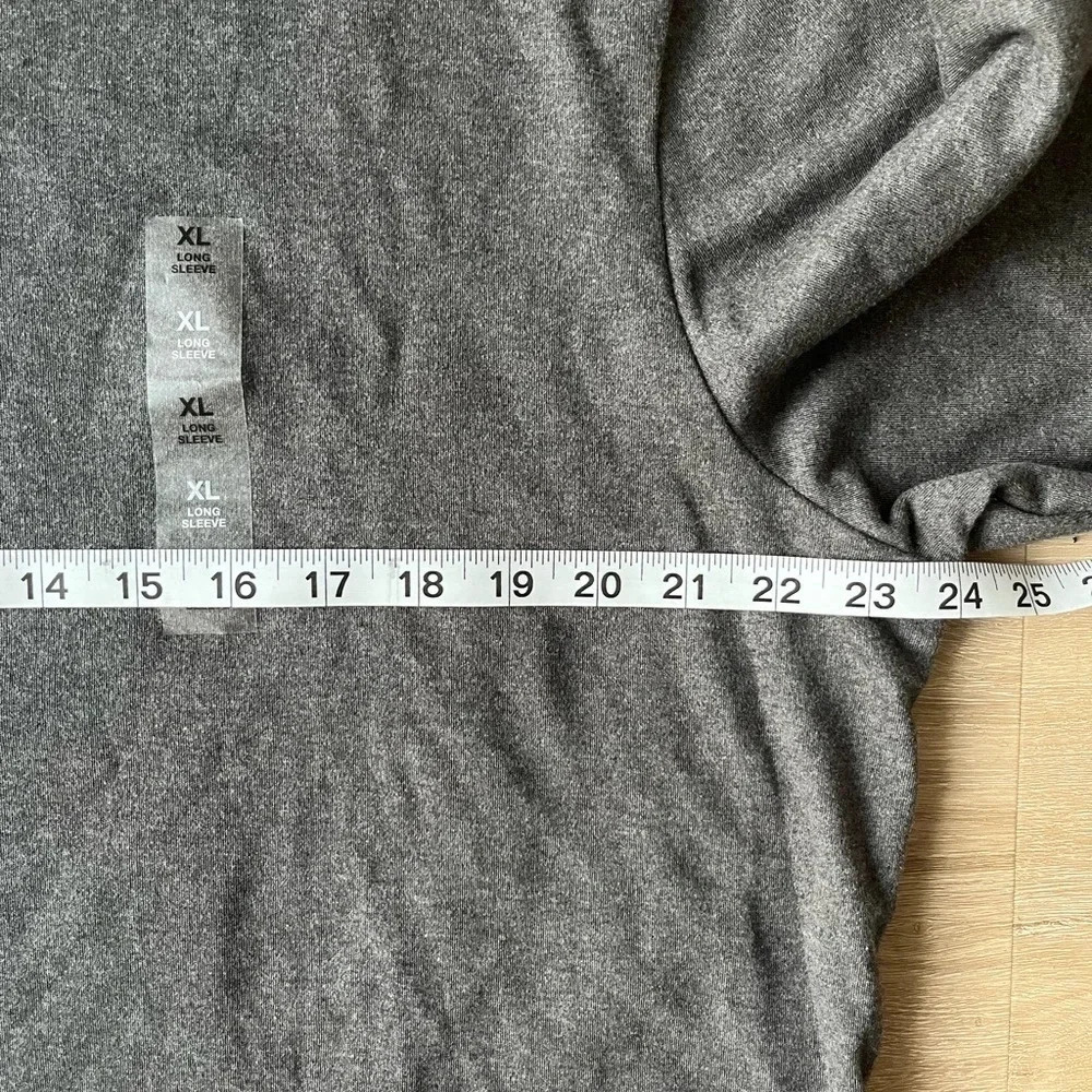 NWT Club Room Men's Solid Turtleneck Cotton Gray XL - Picture 7 of 8